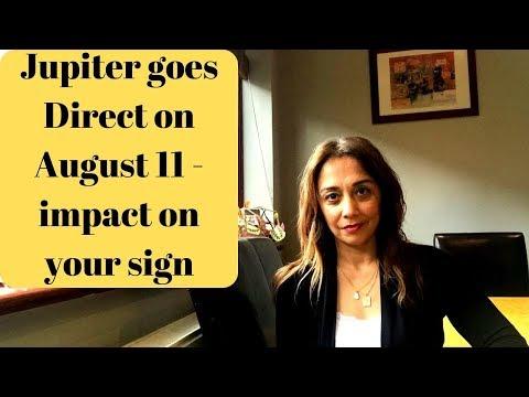 Jupiter direct in scorpio for all signs